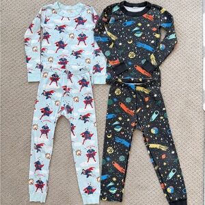 Hanna Andersson Superhero space Pajama sets